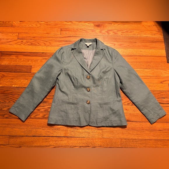 L.L. Bean Sage Green  Blazer for Women - Picture 9 of 9